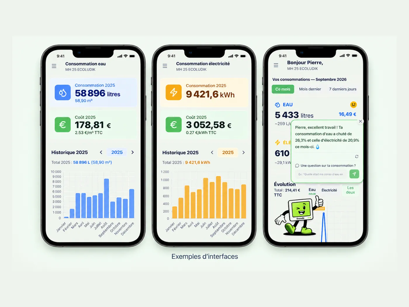 Portail client des propriétaires sur smartphone